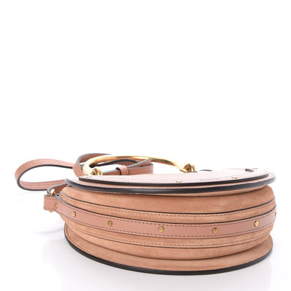 Chloe Calfskin Suede Small Pixie Bag Nougat 4 of 7