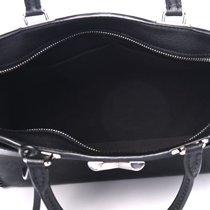 Louis Vuitton Monogram Cuir Plume Very Zipped Tote Black 4 of 4