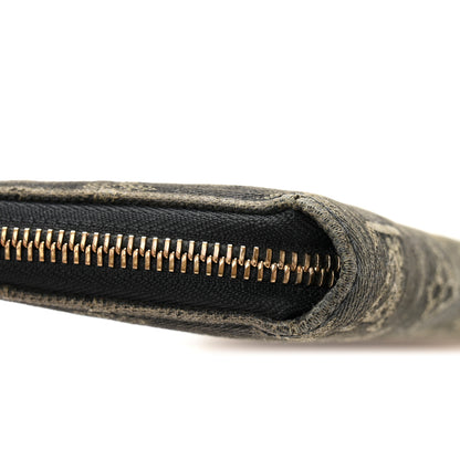 Louis Vuitton Denim Zippy Wallet Black 10 of 10