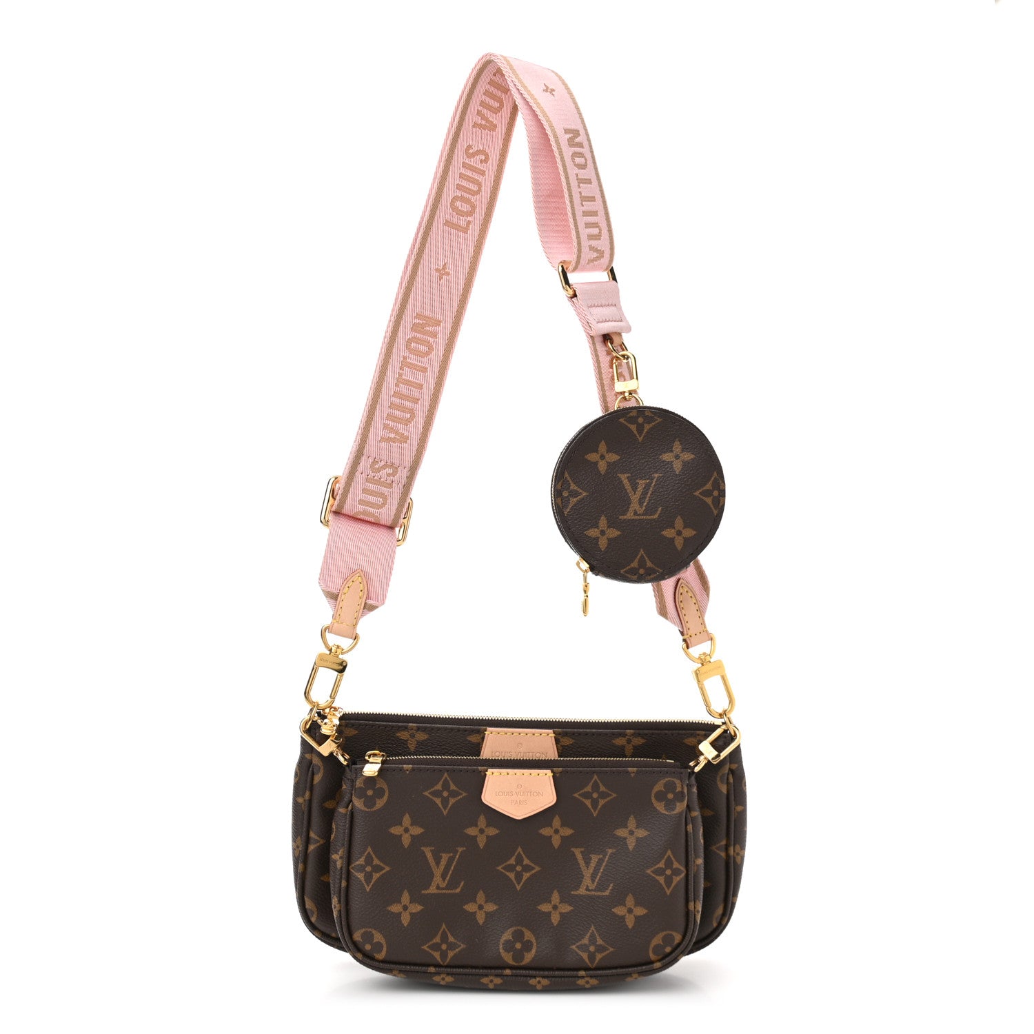 Louis Vuitton Monogram Multi Pochette Accessories Rose Clair 1 of 12