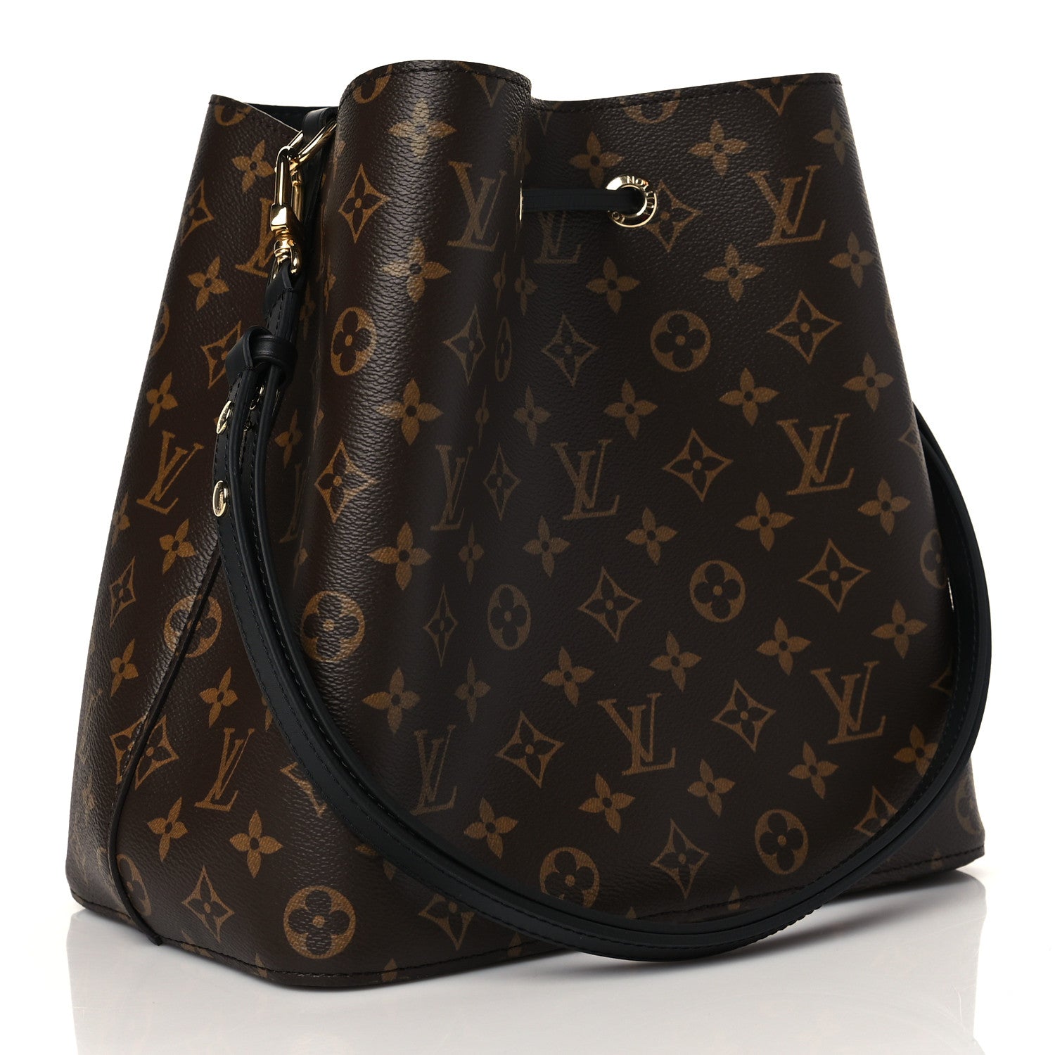 Louis Vuitton Monogram Neonoe MM Black 3 of 9