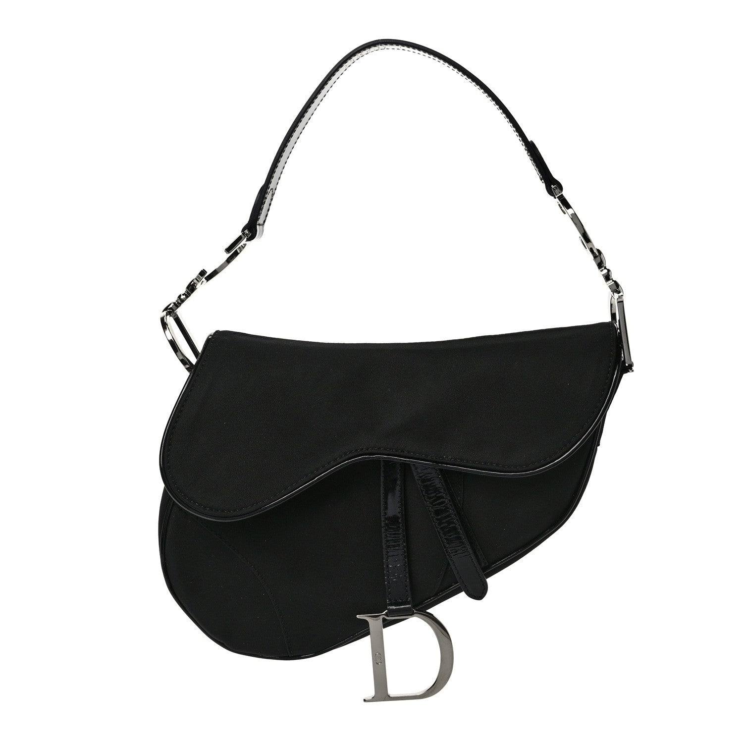 Christian Dior Nylon Saddle Bag Black 1 of 9