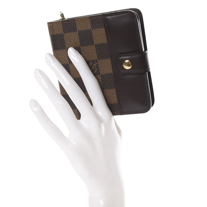 Louis Vuitton Damier Ebene Zippe Zipped Compact Wallet 2 of 10