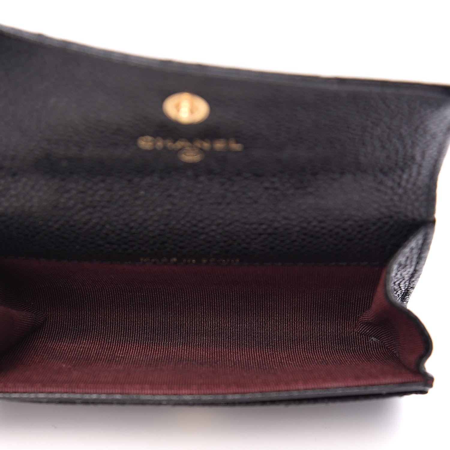 Chanel Caviar Quilted Flap Card Holder Black 5 of 10