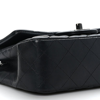 Chanel Lambskin Quilted Mini Rectangular Flap So Black 8 of 9