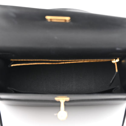 Hermes Swift Kelly Padded Sellier 25 Black 5 of 10