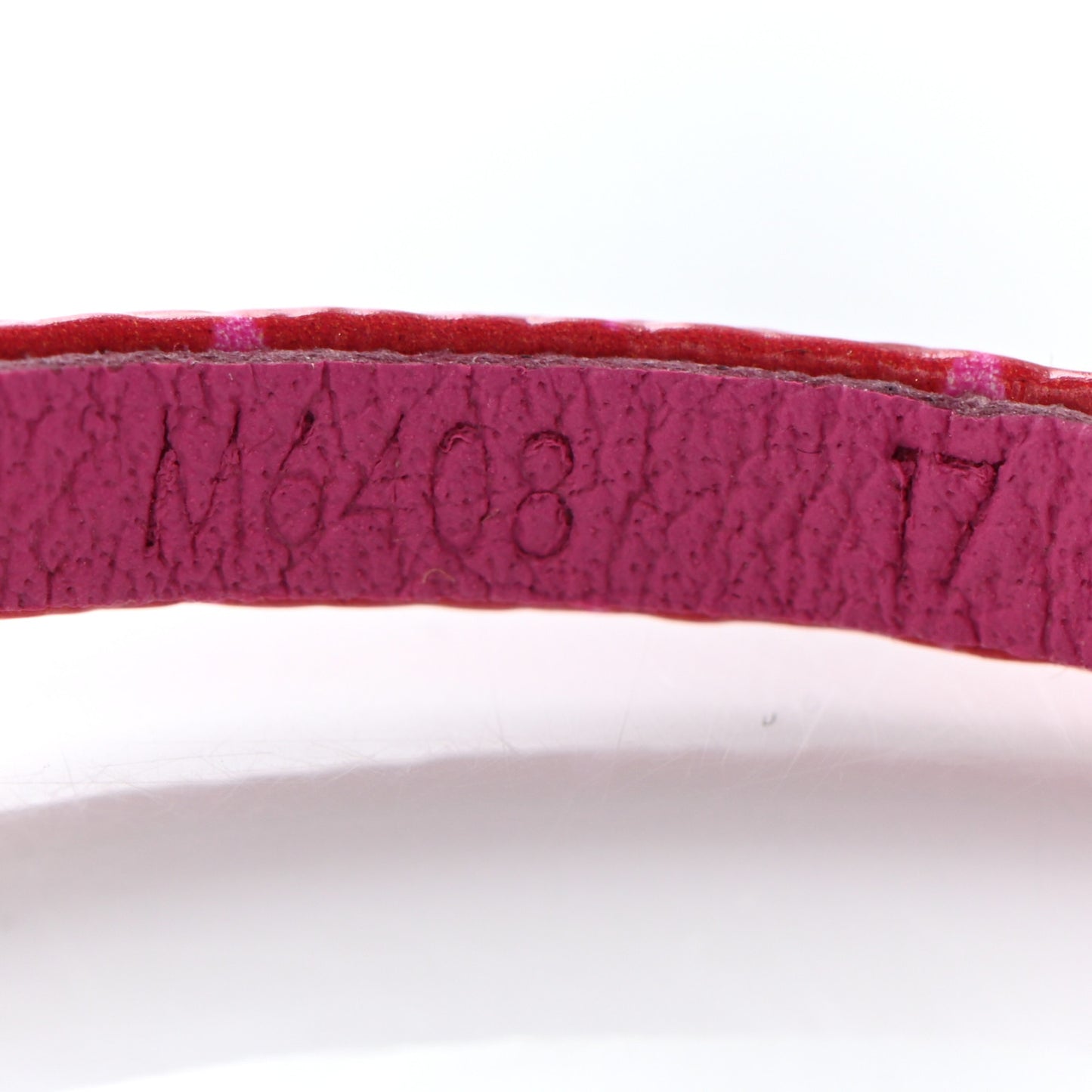 Monogram Mini Historic Bracelet 17 Fuchsia