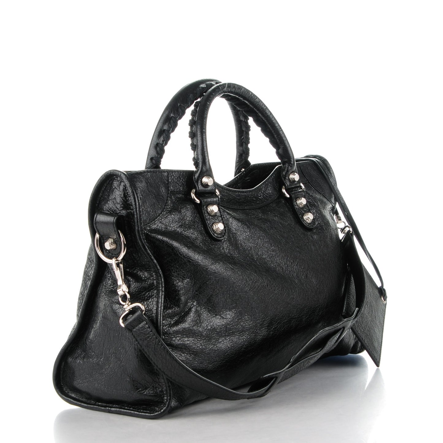 Agneau Giant 12 Silver Hardware City Black