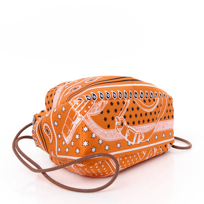 Hermes Barenia Silk Eperons d'Or Fourbi 25 MM Pouch Orange Fauve 4 of 9