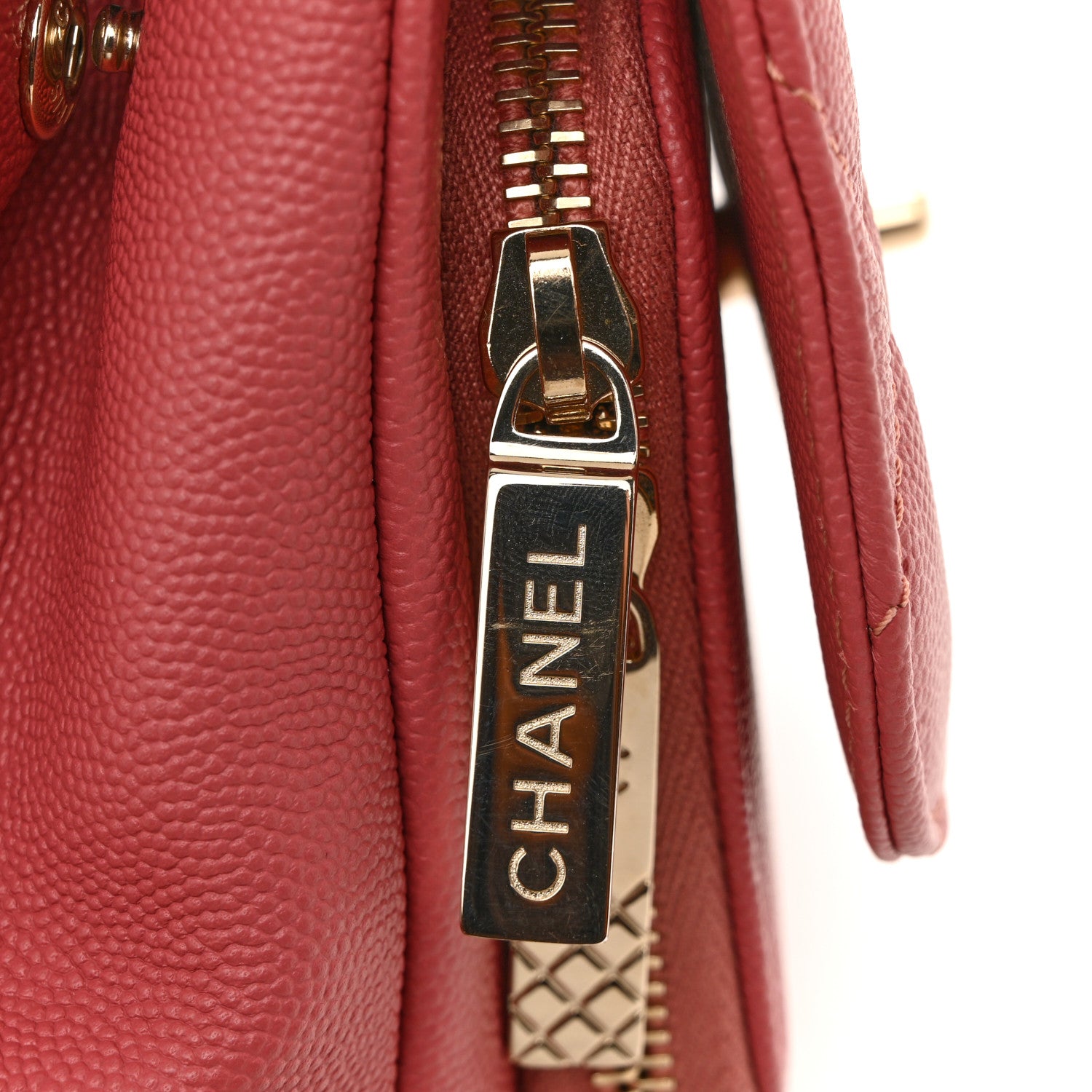 Chanel Caviar Quilted Small Business Affinity Flap Dark Pink 13 of 14