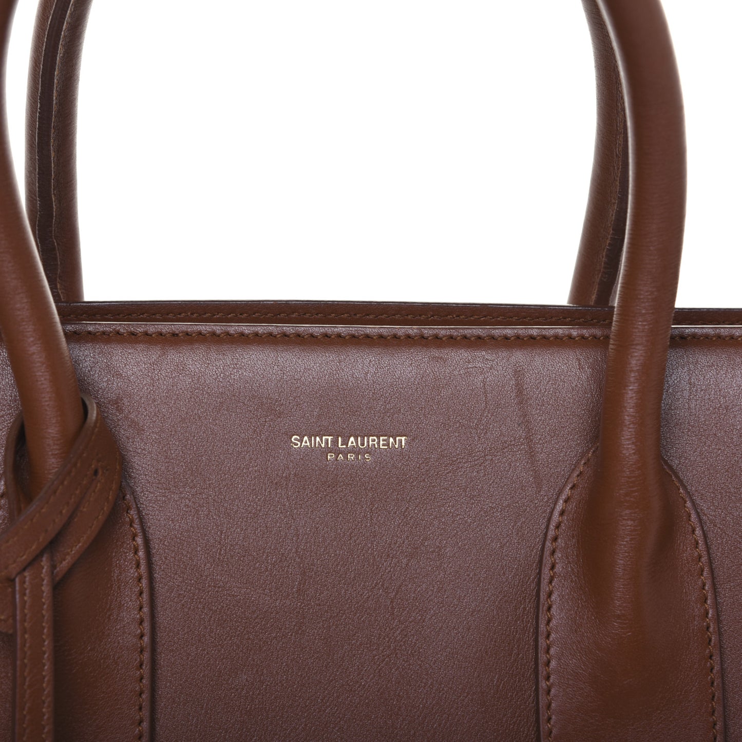 Calfskin Large Sac De Jour Carryall Cognac