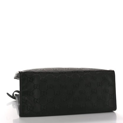 Gucci Econyl Nylon Monogram Large Off The Grid Tote Bag Black 4 of 8