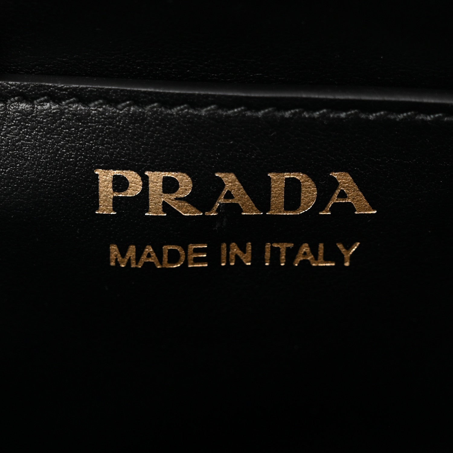 Prada Soft Calfskin Impunture Diagramme Chain Crossbody Black 6 of 9