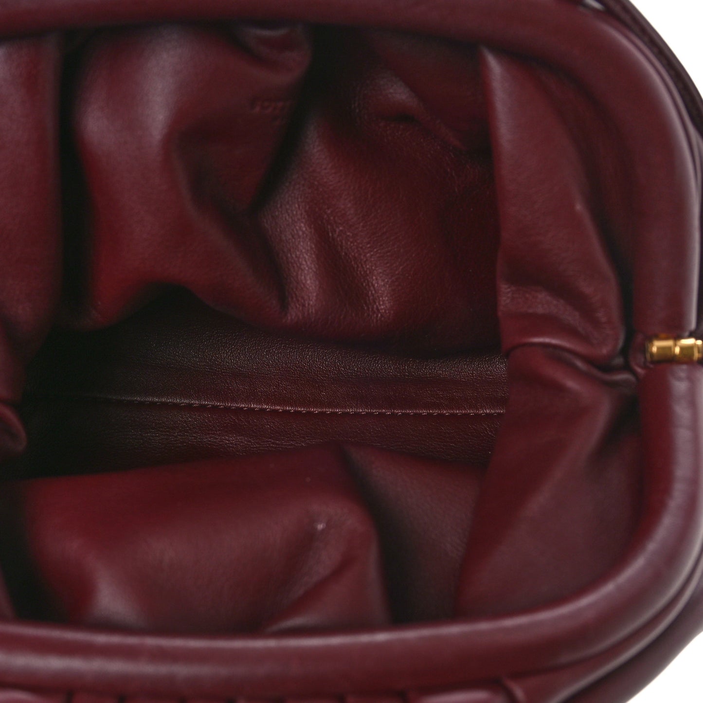 Butter Calfskin The Mini Pouch Bordeaux