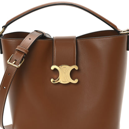 Celine Smooth Calfskin Triomphe Medium Louise Bag Tan 9 of 11