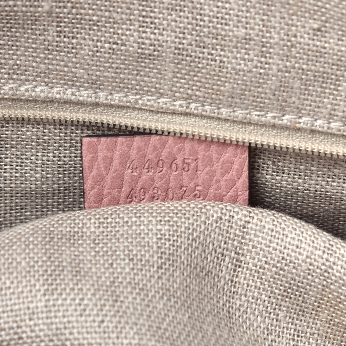 Dollar Calfskin GG Charm Dome Satchel Soft Pink