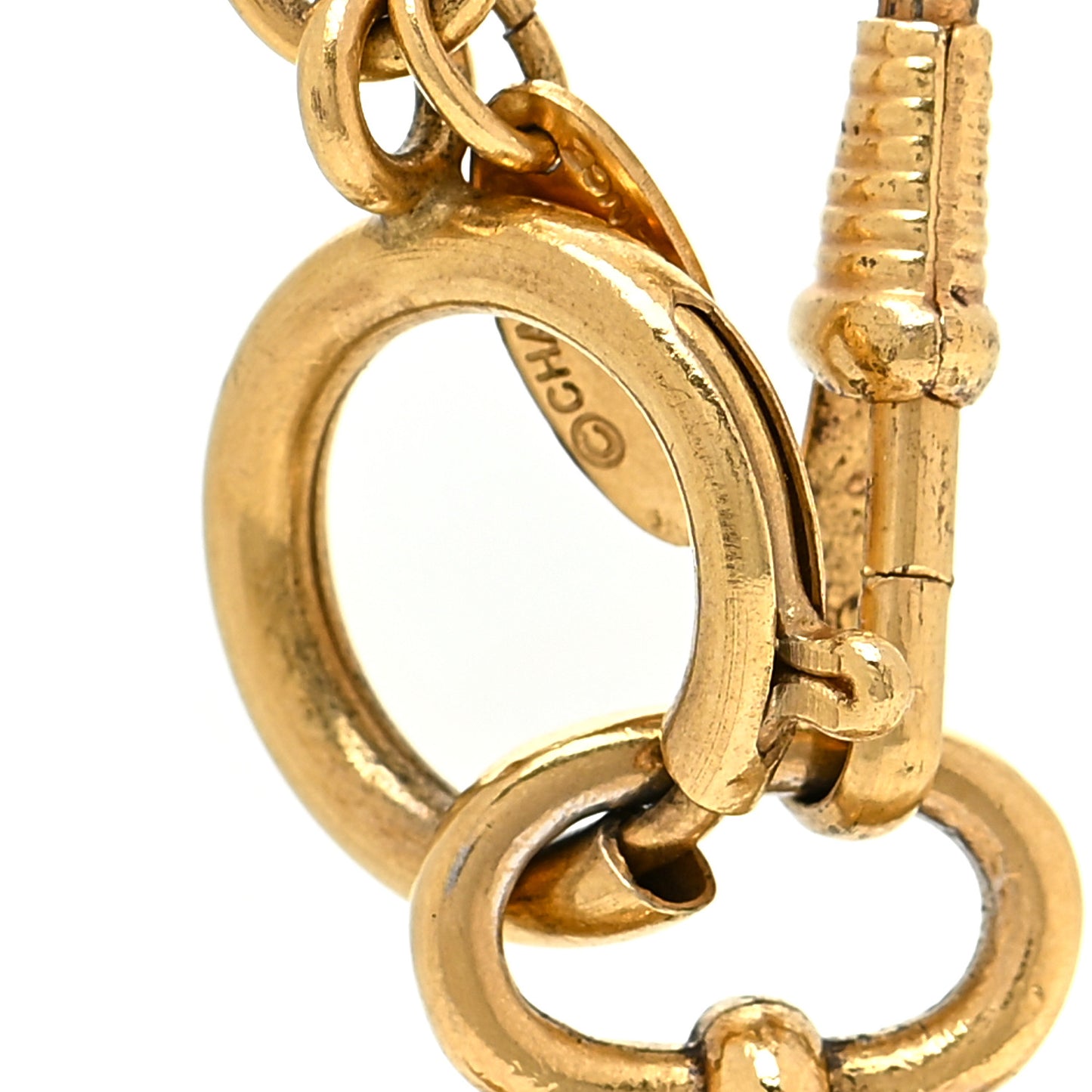 Loupe Magnifying Glass Necklace Gold