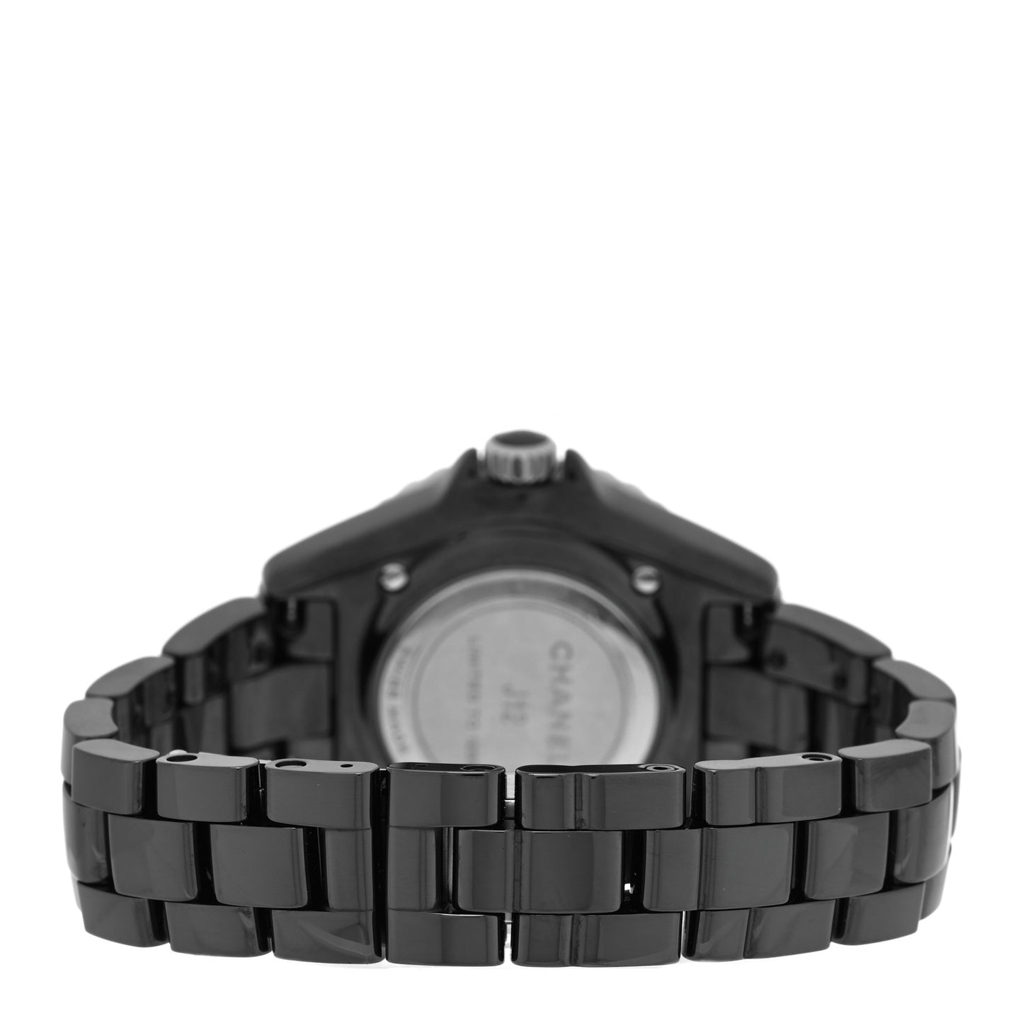 Stainless Steel Ceramic 33mm J12 Electro Quartz Watch Black