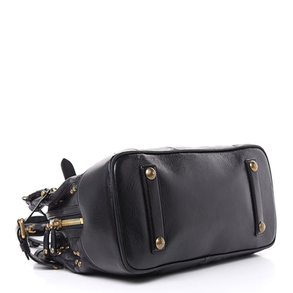 Louis Vuitton Lambskin Riveting Black 4 of 13