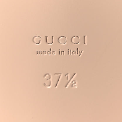 Gucci Cosmos Softy Calfskin Interlocking G Cut Out Slide Sandals 37.5 Cuir 8 of 11