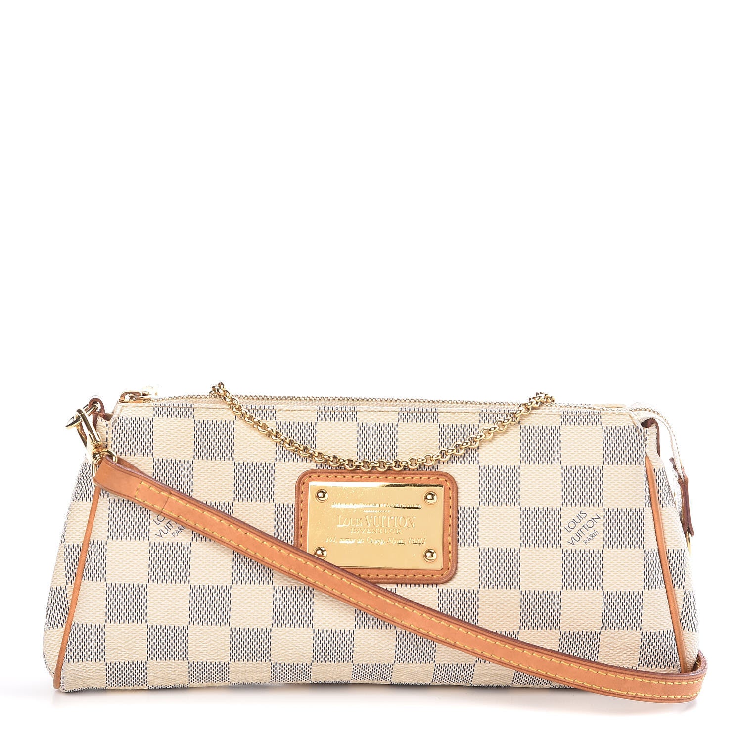 Louis Vuitton Damier Azur Eva Clutch 1 of 12