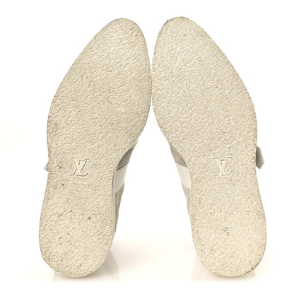 Louis Vuitton Calfskin Suede Mens Creeper Ankle Boots 9 White 7 of 15