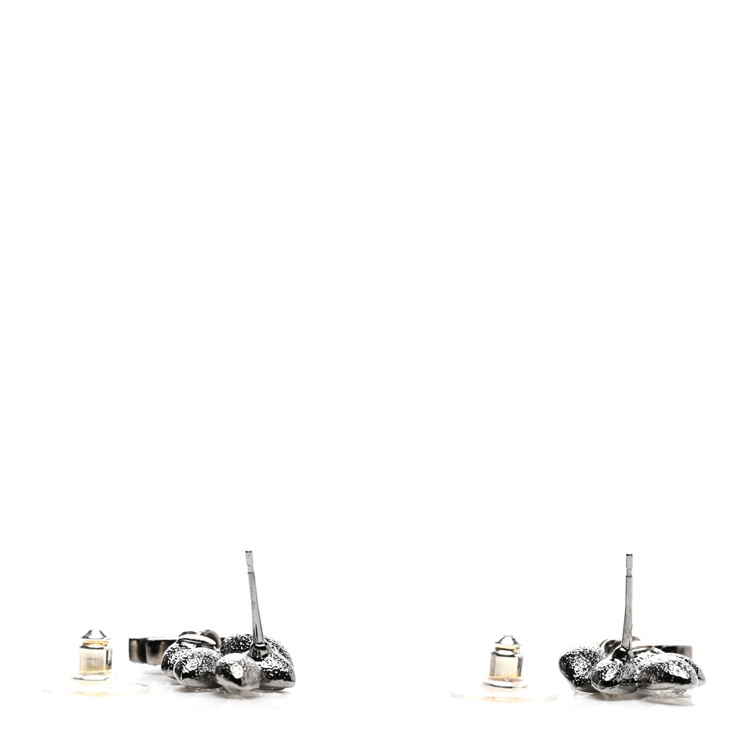 Ruthenium Crystal CC Dangle Earrings Silver