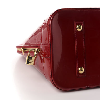Louis Vuitton Vernis Alma GM Pomme D'Amour 6 of 9