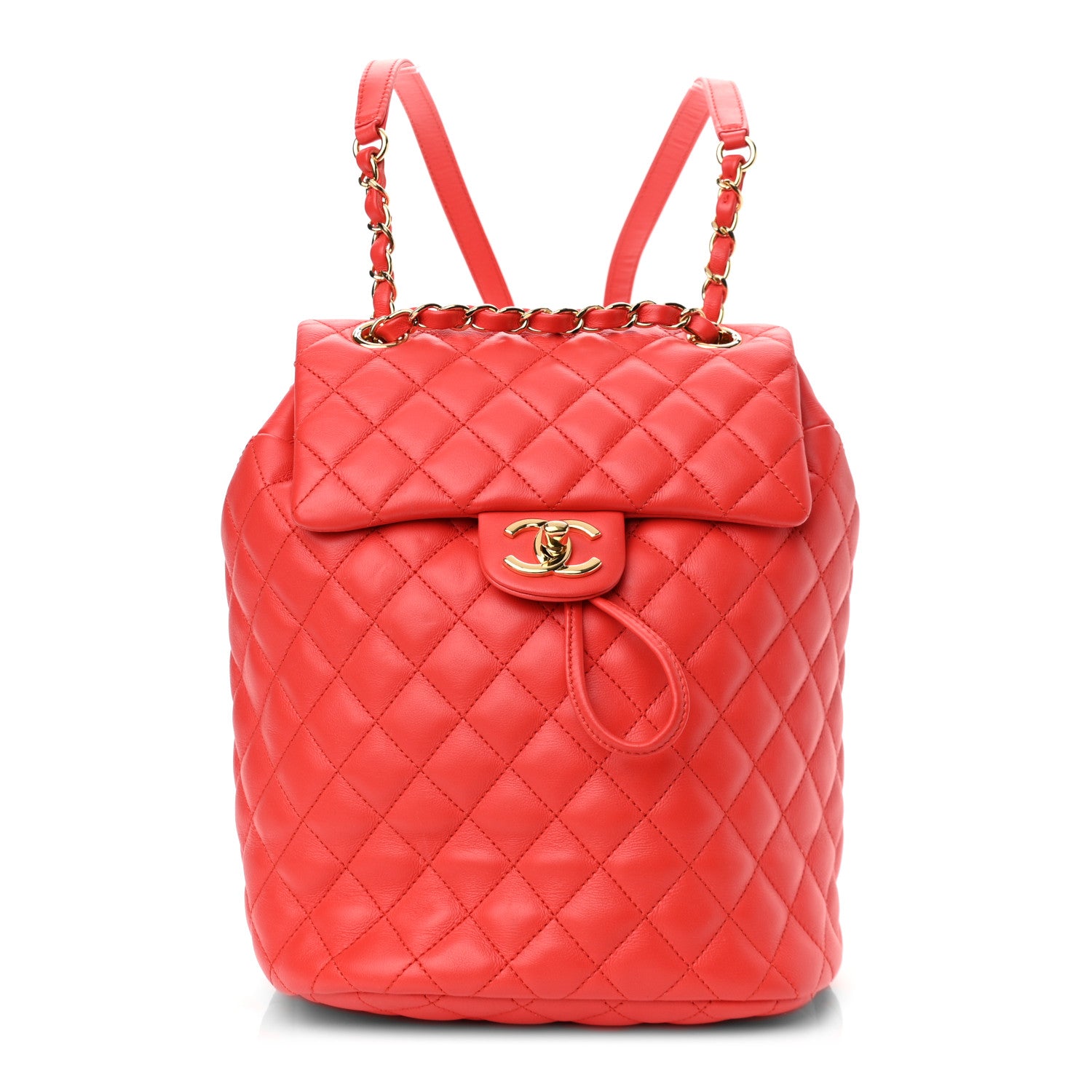 Chanel Lambskin Quilted Small Urban Spirit Backpack Red 1 of 11