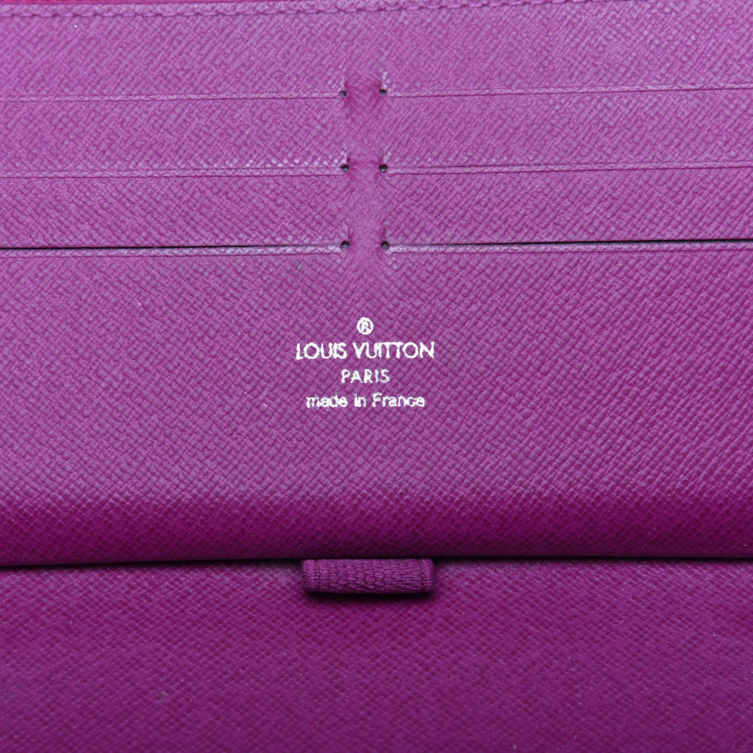Louis Vuitton Epi Zippy Organizer Wallet Cassis 8 of 9
