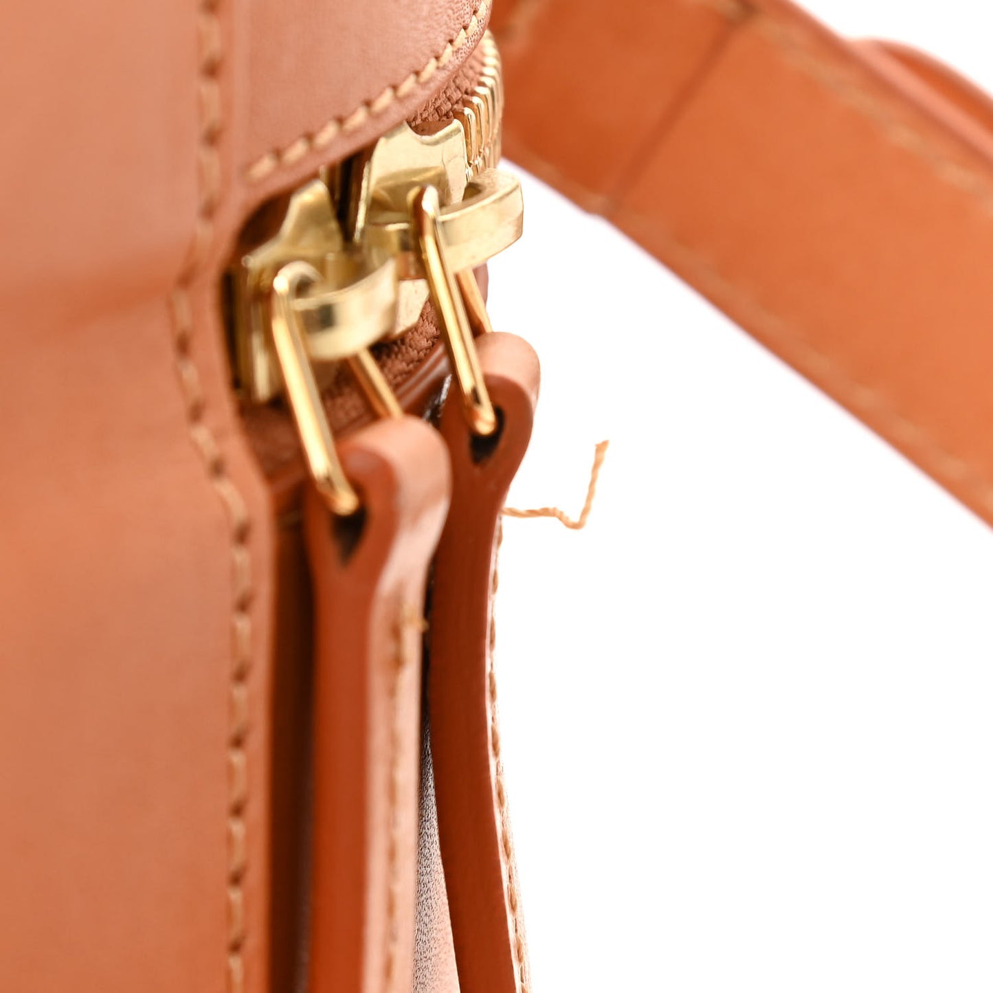 Calfskin Train Case Crossbody Cammello