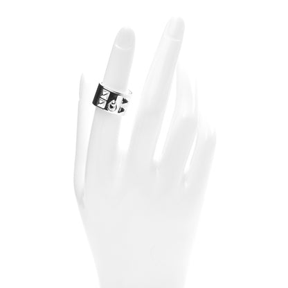 Hermes Sterling Silver Collier De Chien CDC Ring 52 6 2 of 5