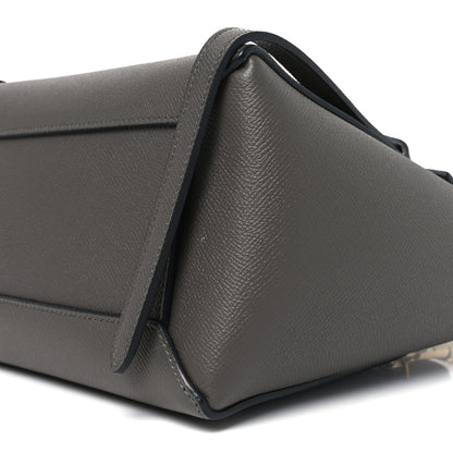 Celine Grained Calfskin Micro Belt Bag Grey 9 of 9