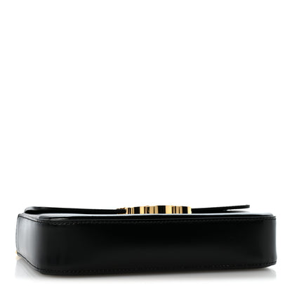 Celine Shiny Calfskin Triomphe Chain Shoulder Bag Black 3 of 12