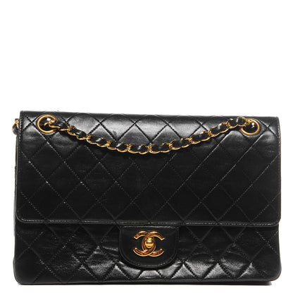 Chanel Lambskin Medium Double Flap Black 1 of 8