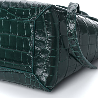 Celine Calfskin Crocodile Embossed Micro Belt Bag Amazone 7 of 8