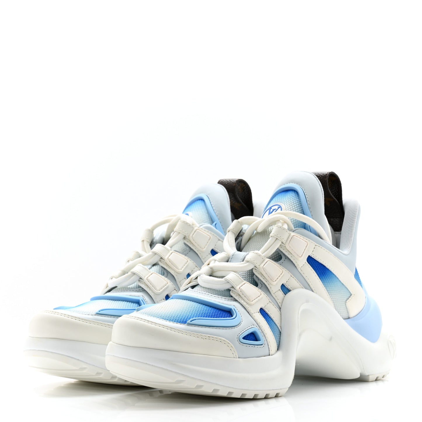 Calfskin LV Archlight Gradient Sneakers 37 Light Blue