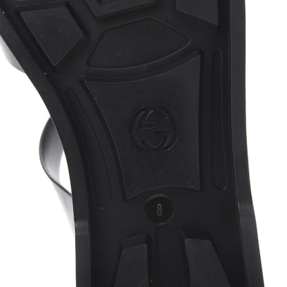 Gucci Rubber Mens Buckle Strap Sandals 8 Black 6 of 7