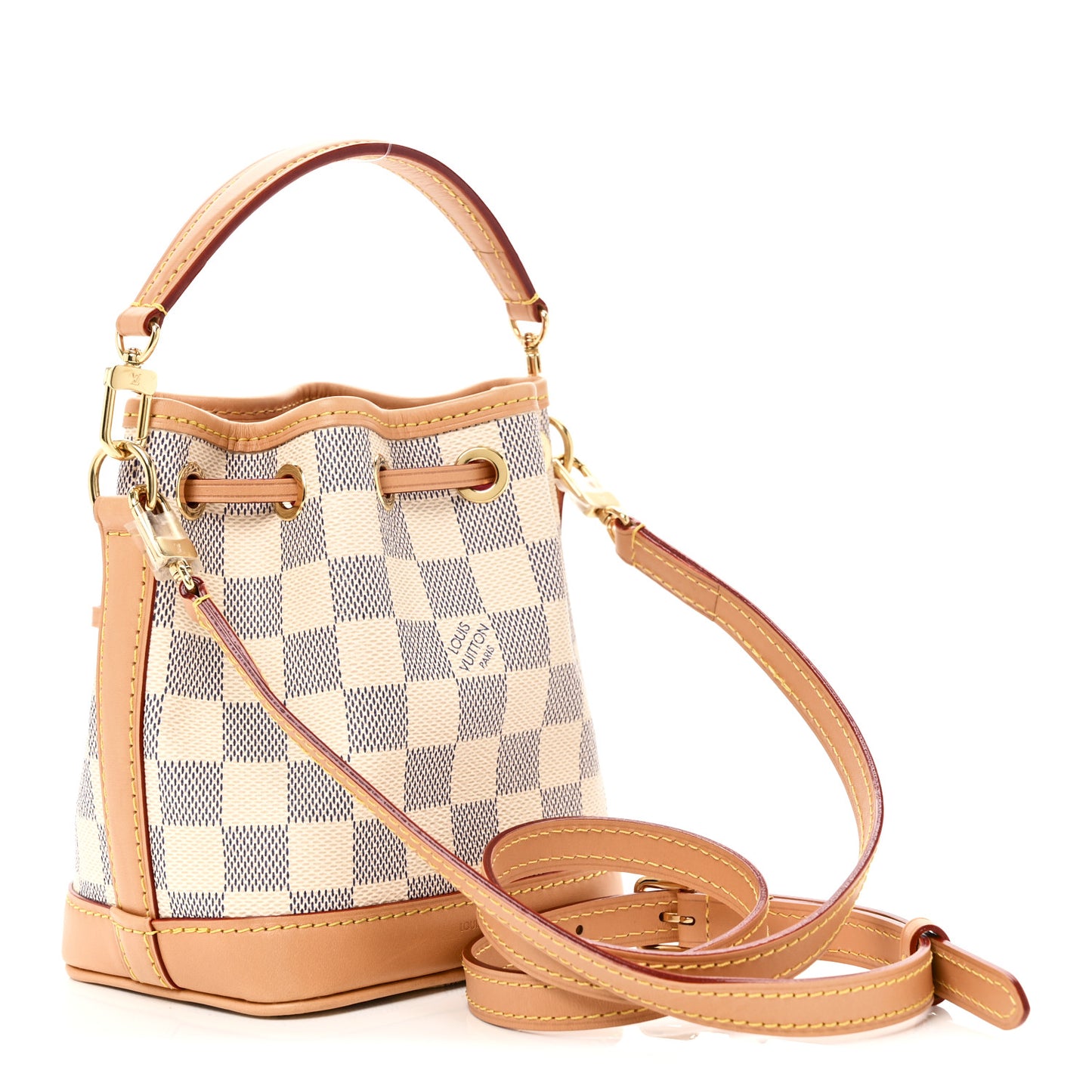 Damier Azur Vivienne Sac Nano Noe Dragon Fruit Pink