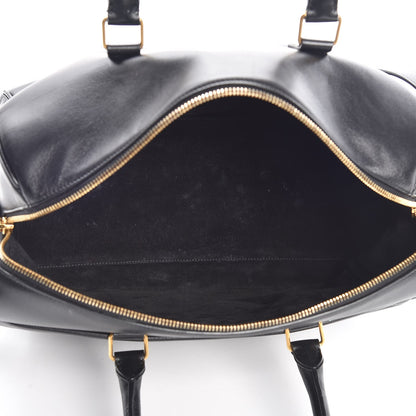 Saint Laurent Calfskin Classic Duffle 6 Black 6 of 8