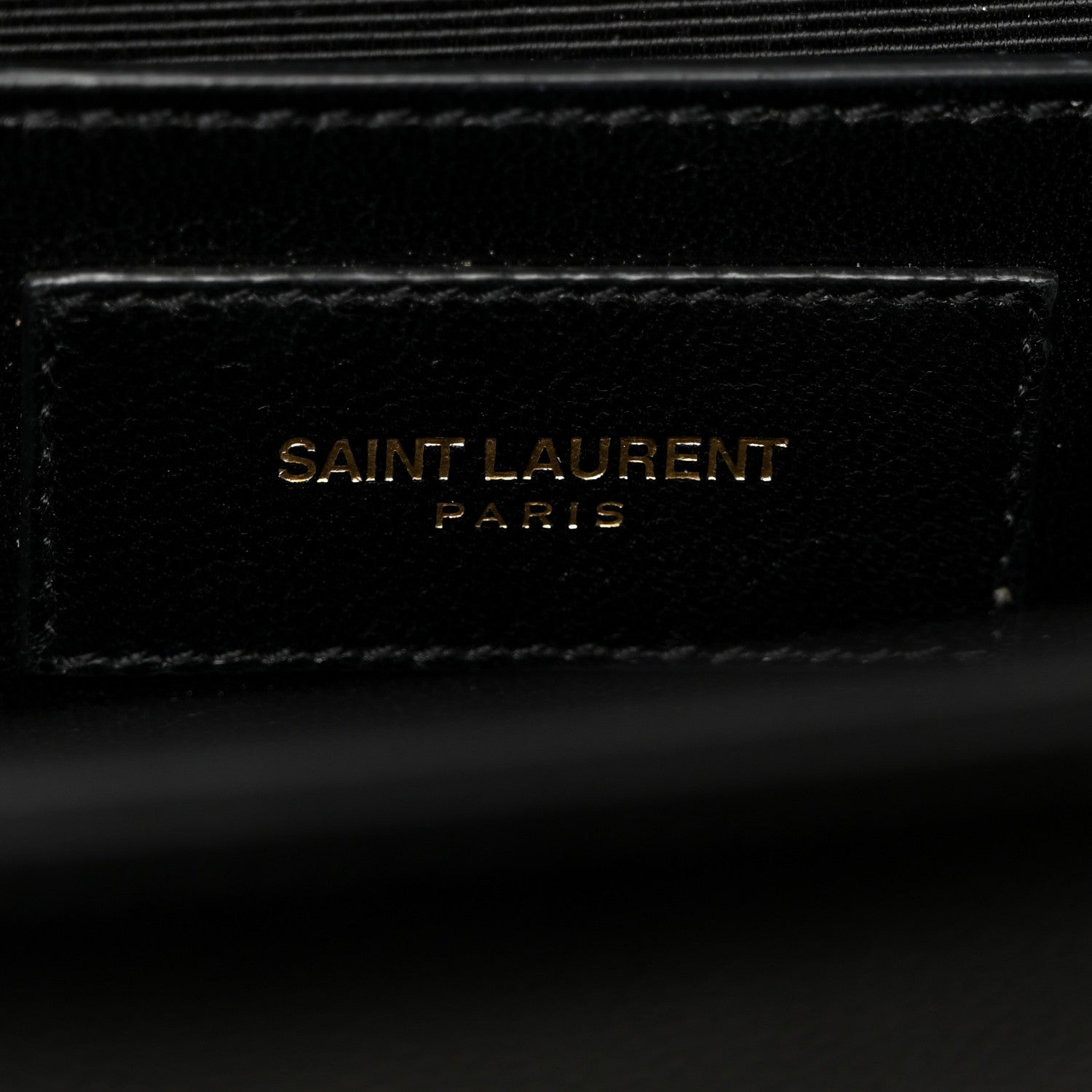 Saint Laurent Grain De Poudre Monogram Cassandre Clutch Black 7 of 9