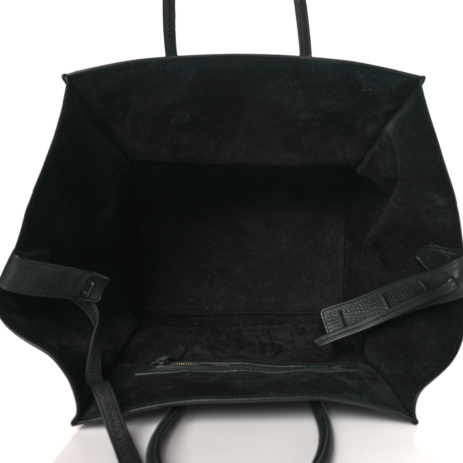 Celine Grained Calfskin Medium Phantom Luggage Black 5 of 10