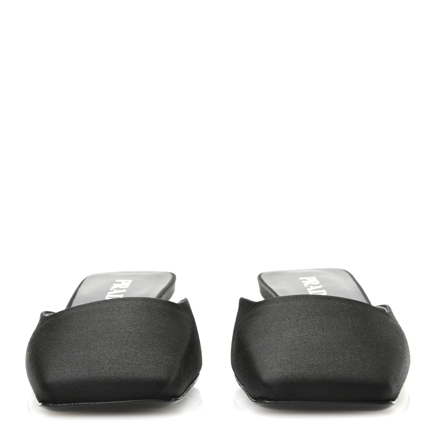 Satin Modellerie Mules 35.5 Black