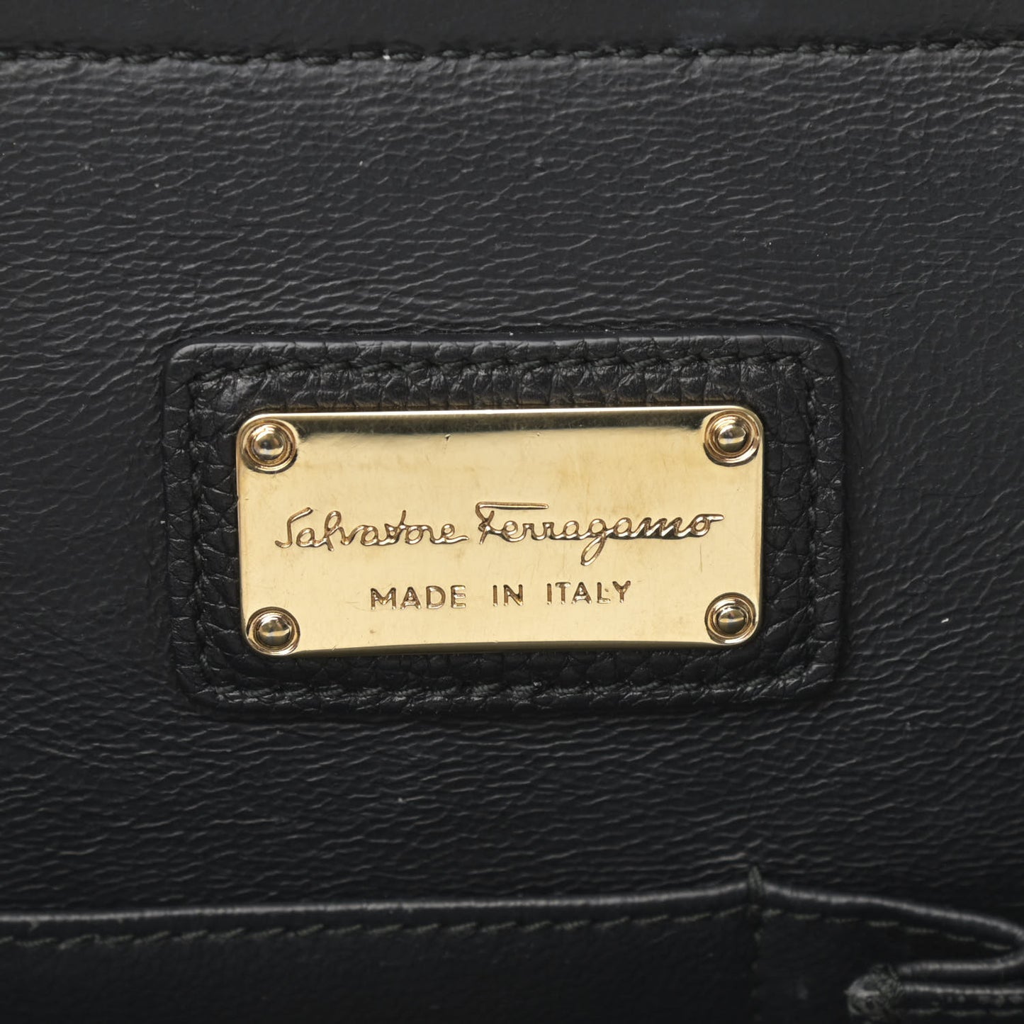 Calfskin Sofia Shoulder Bag Black