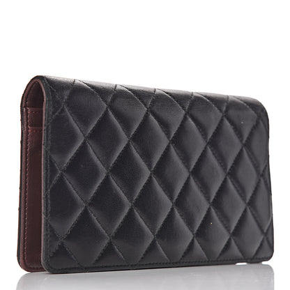 Chanel Lambskin Quilted Trendy CC Yen Wallet Black 3 of 13