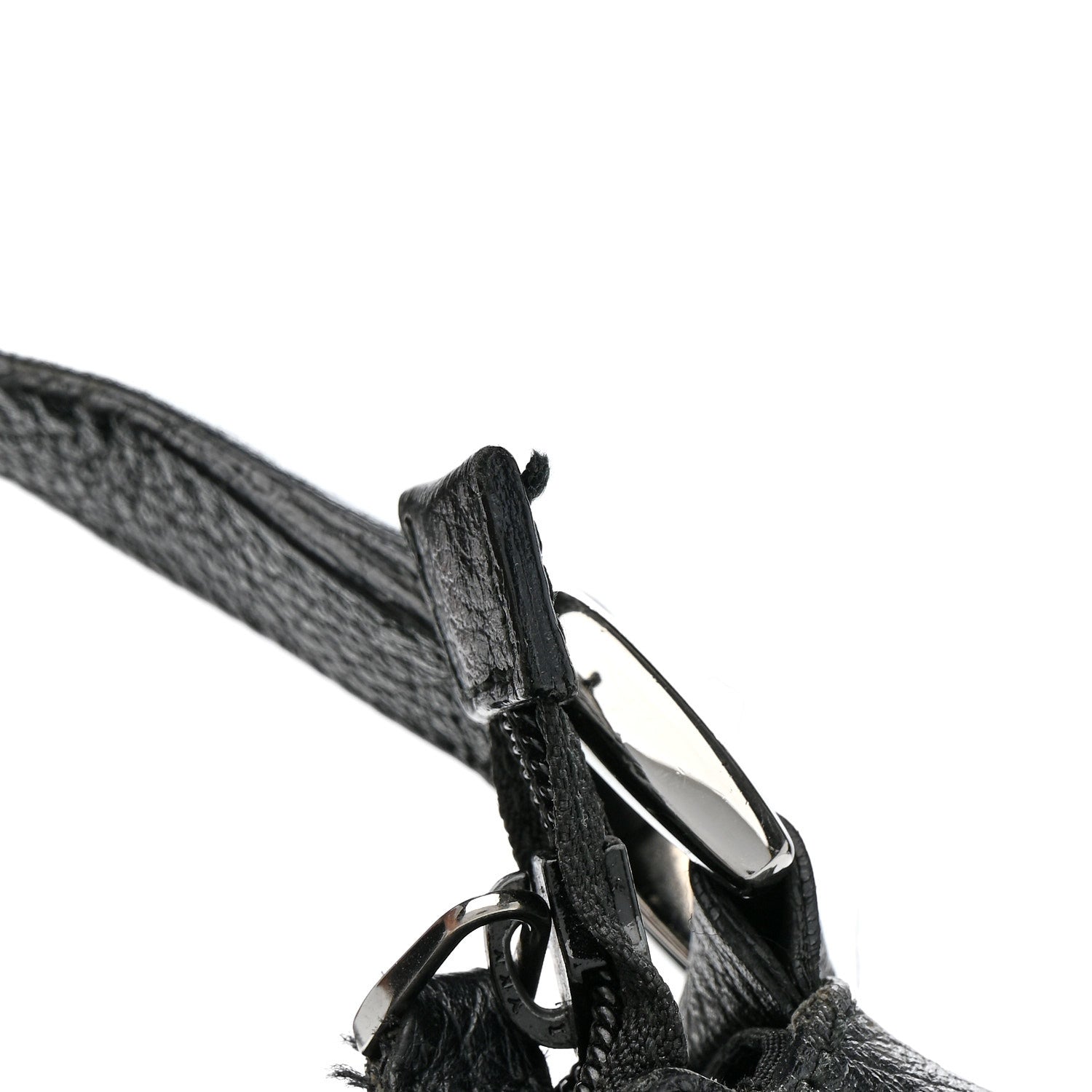 Gucci Denim Monogram Small D Silver Ring Messenger Black 17 of 19