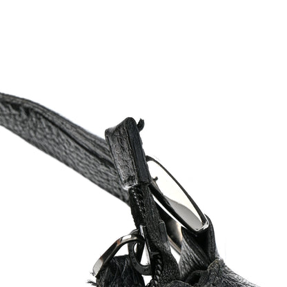 Gucci Denim Monogram Small D Silver Ring Messenger Black 17 of 19