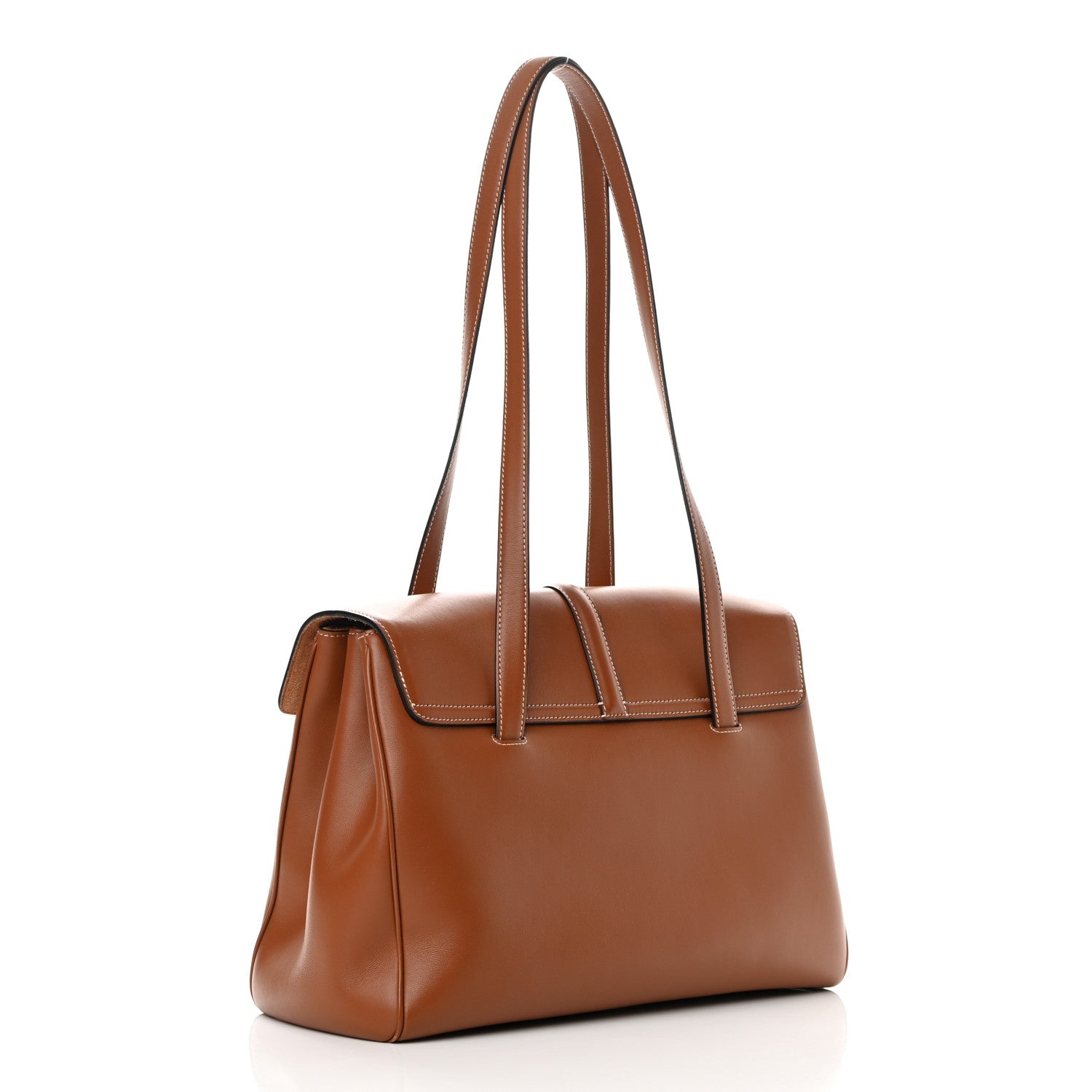 Celine Calfskin Medium Soft 16 Bag Tan 3 of 15