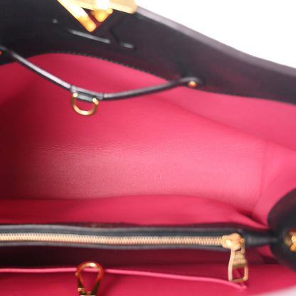 Louis Vuitton Taurillon Capucines MM Black Fuchsia 5 of 9