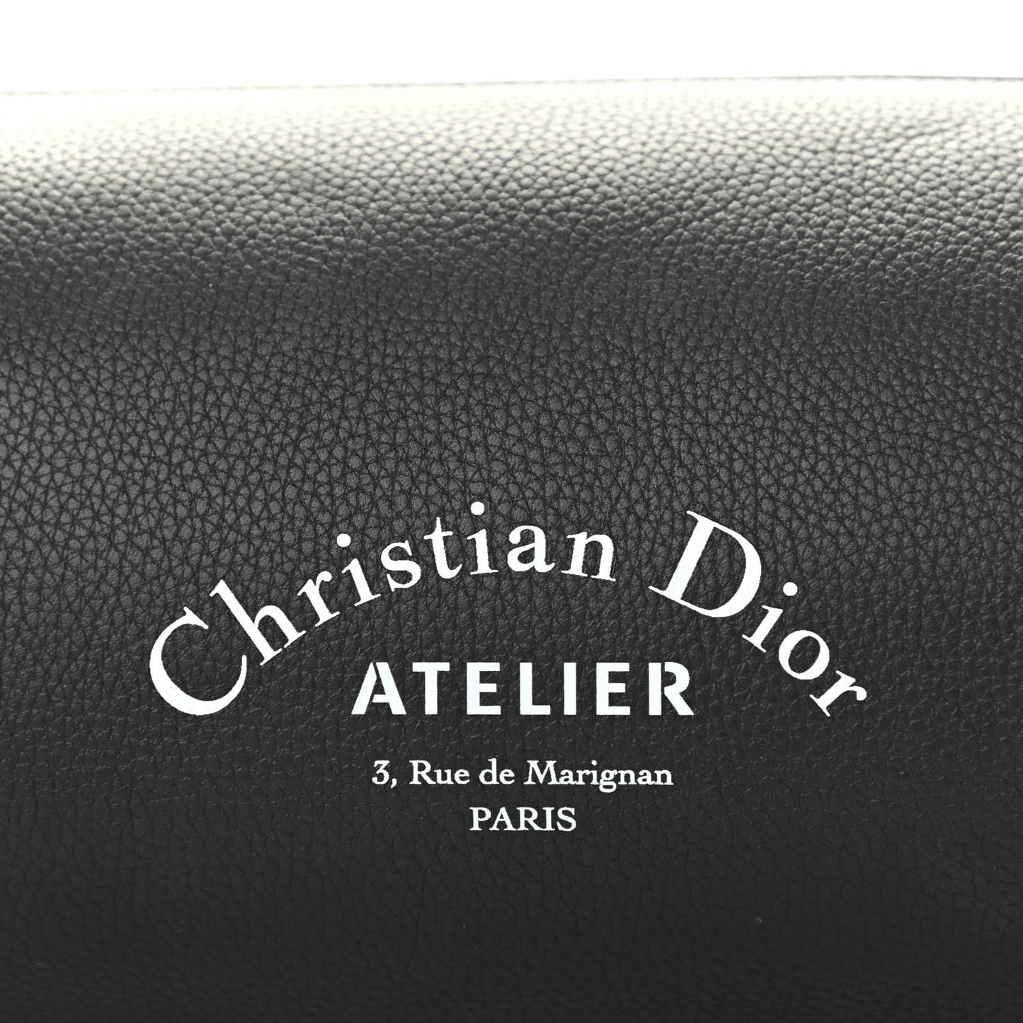HOMME Grained Calfskin Mens Roller Pouch Black